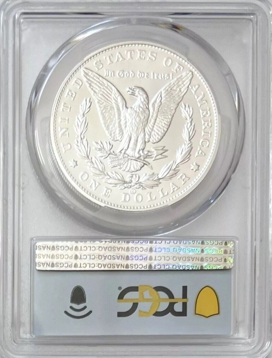 2021 CC Morgan Silver Dollar MS70 PCGS First Strike Flag Label