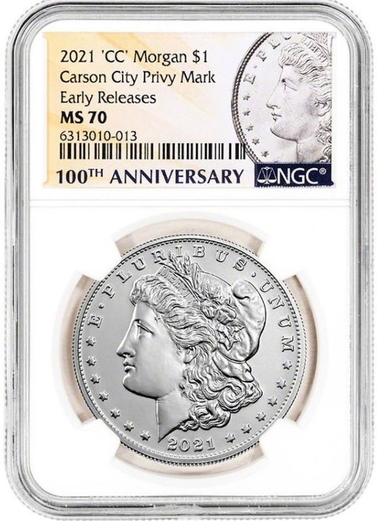 2021 Morgan Silver Dollar CC Privy MS70 NGC - Early Release