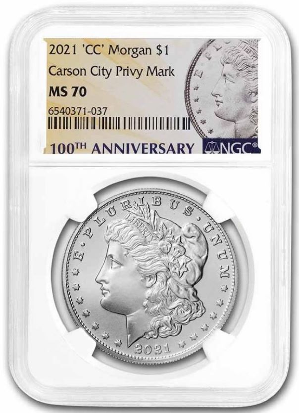 2021 Morgan Silver Dollar CC Privy MS70 NGC